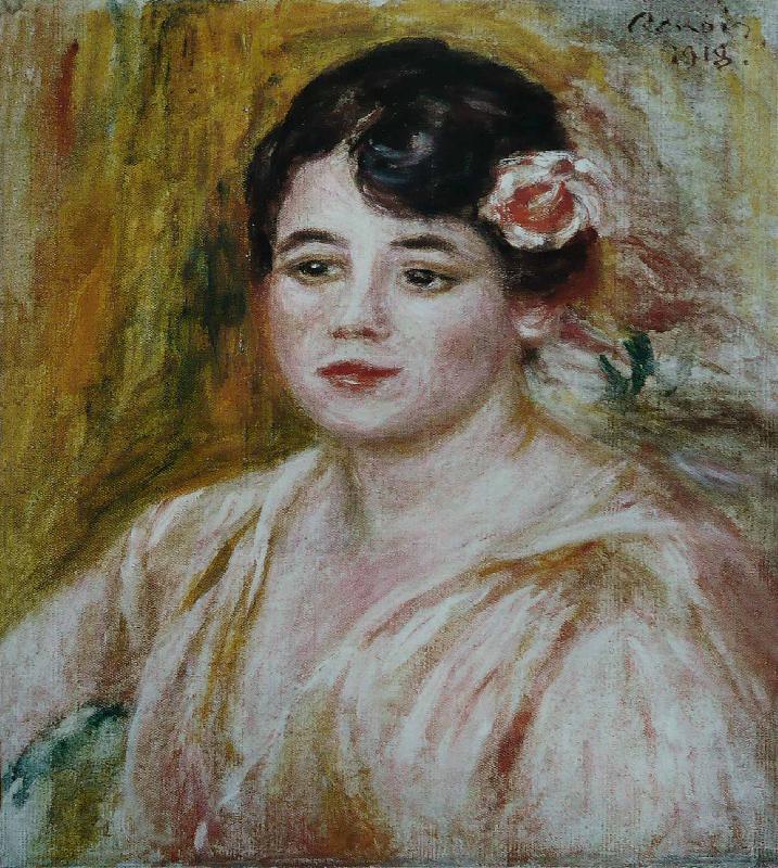 Pierre Auguste Renoir Portrait of Adele Besson